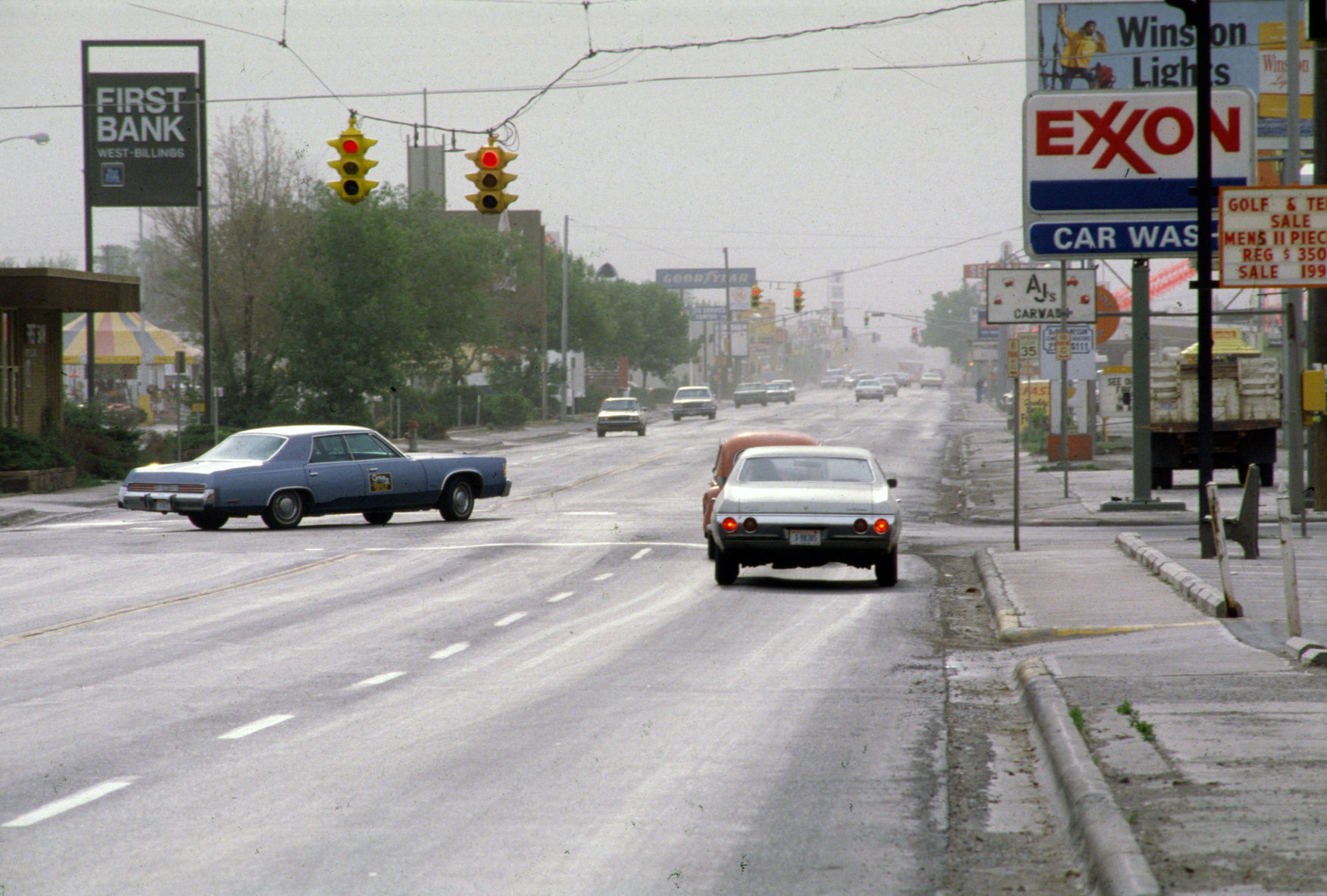 Mount St. Helens ash in Billings